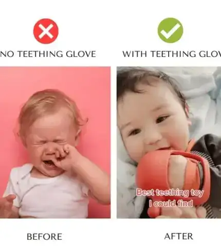 Baby Teether Chick Gloves