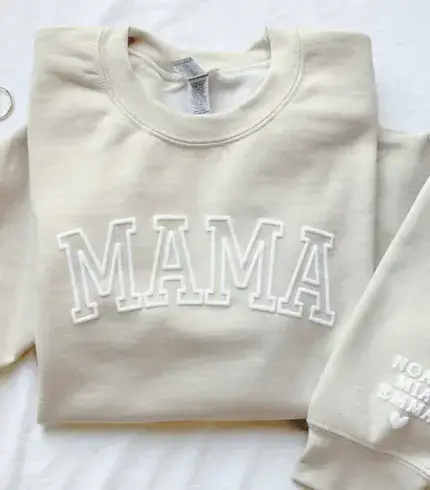 Custom Mama Sweatshirt with Kids’ Names
