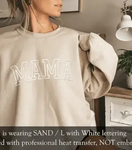 Custom Mama Sweatshirt with Kids’ Names
